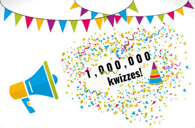 One million kwizzes!