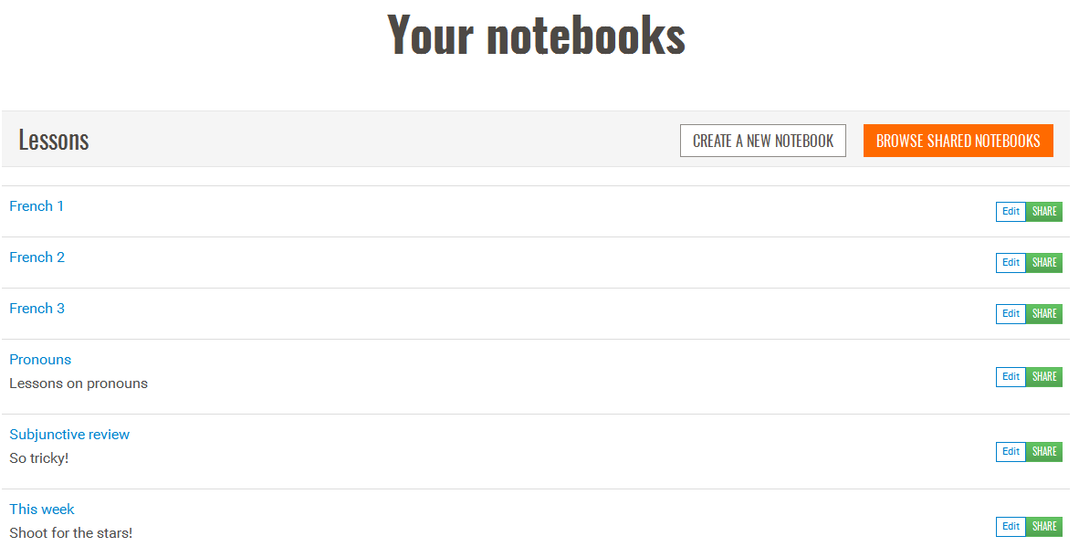 Multiple Notebooks